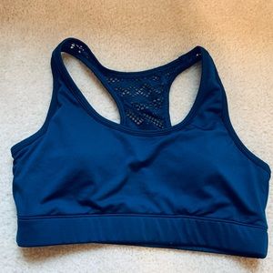 Zyia sports bra Dark Blue with removable cups size medium